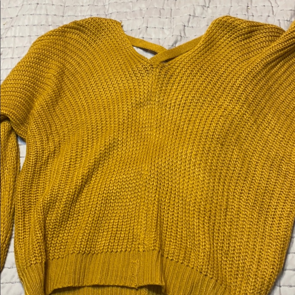 Brown sweater